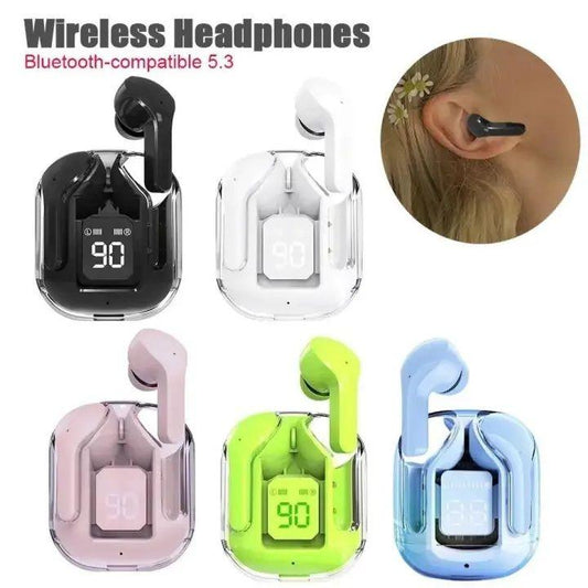 Air31 earbuds wireless crystal Transparent