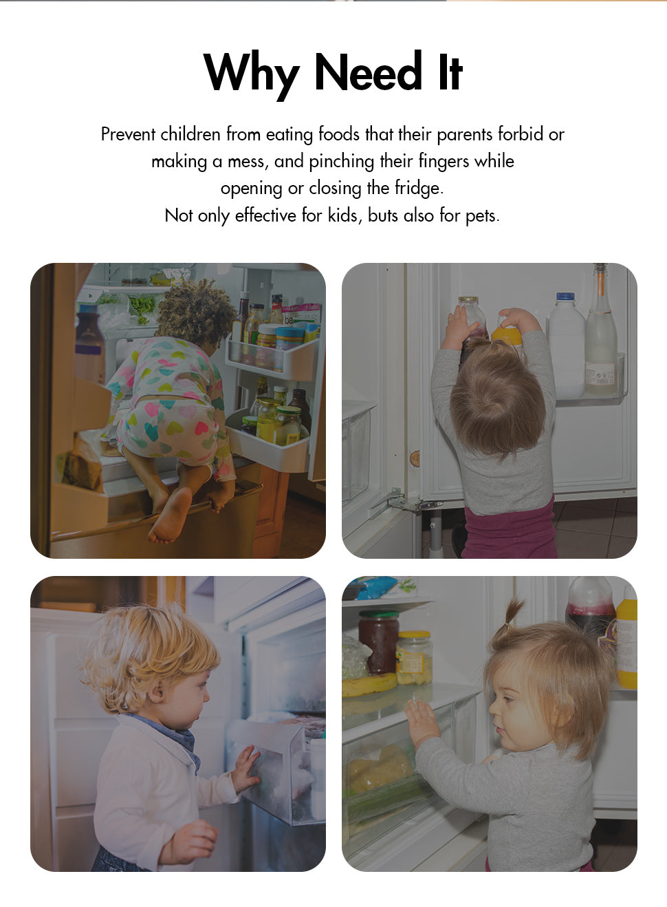 Child Safety Lock for Fridge, Drawers Premium Quality