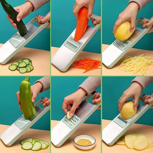 5-in-1 Vegetable Stainless Steel Slicer Cutter