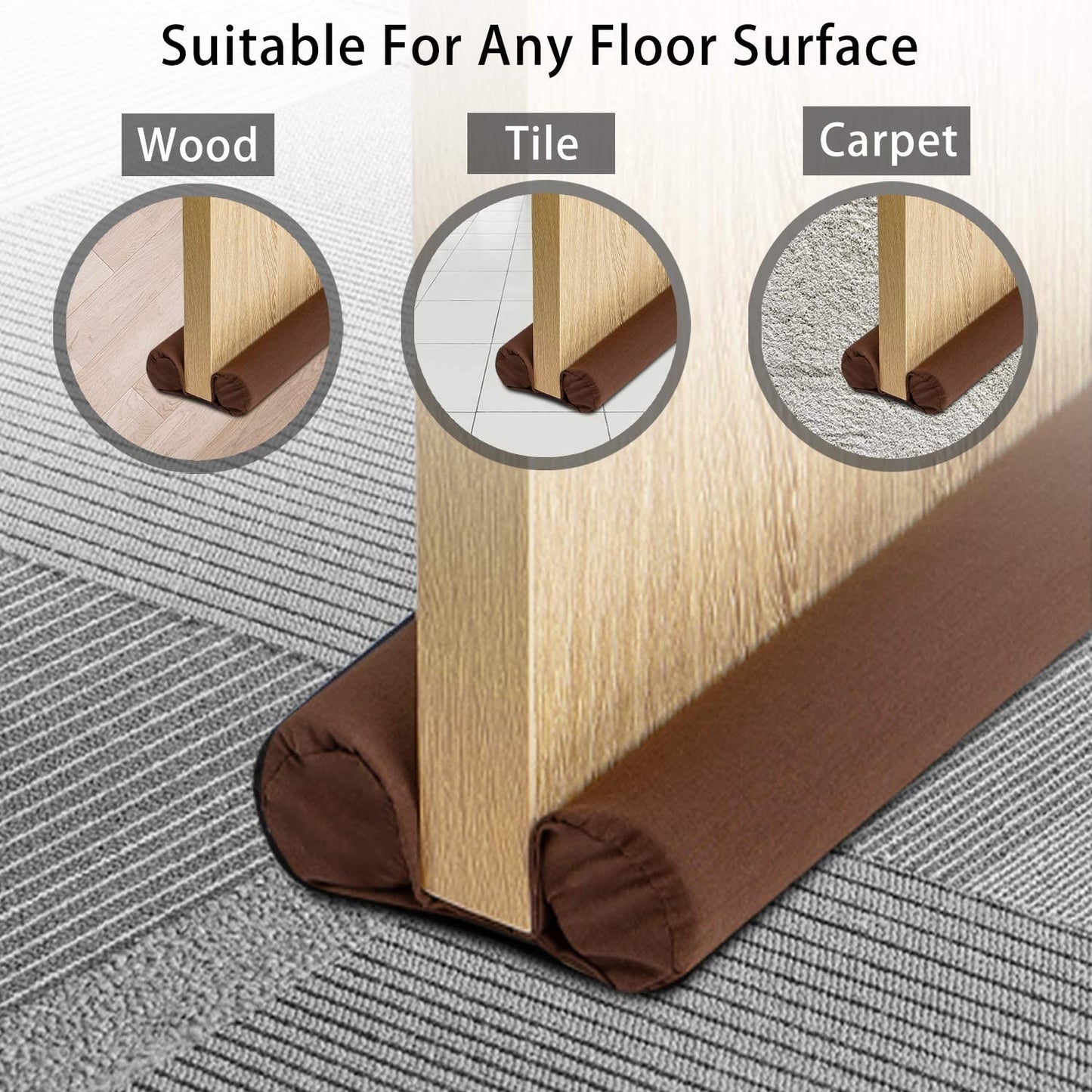 Parachute Door Dust Stopper / Double Draft Guard