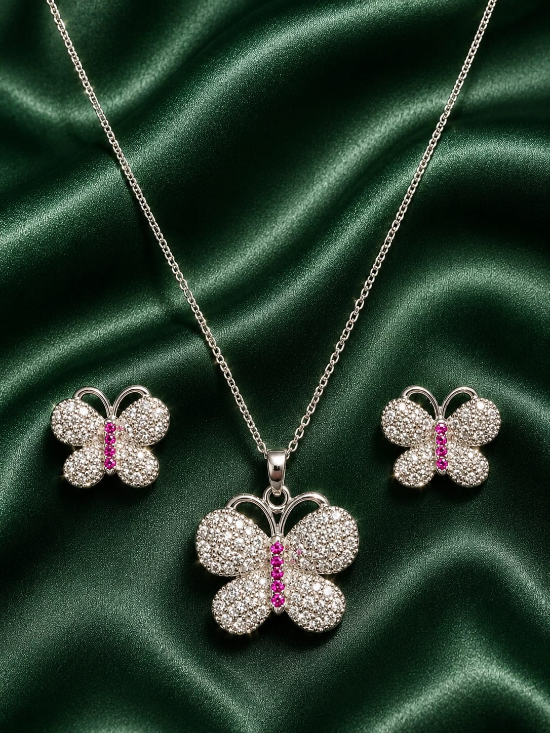 Royal Butterfly Crystal Jewelry Set – Premium Quality