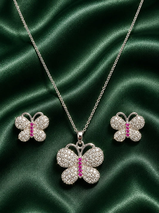 Royal Butterfly Crystal Jewelry Set – Premium Quality
