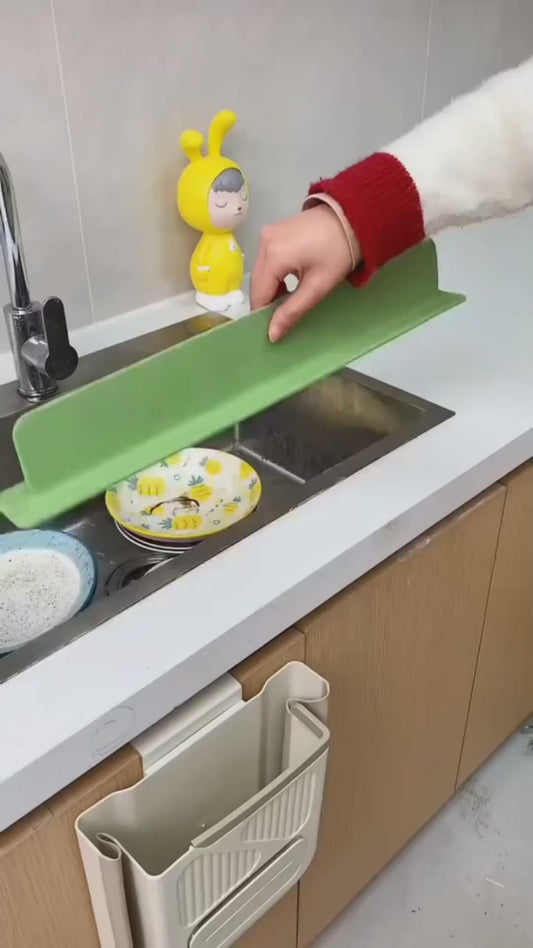 Silicone Sink Splash Guard with Strong Suction Cups (Big Size 40cm in Length)