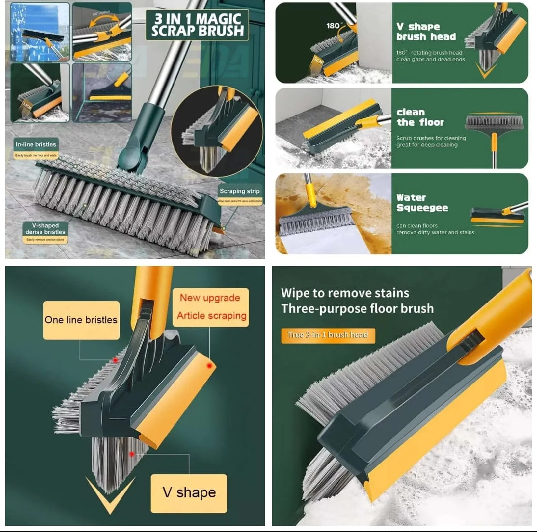 3 In 1 Rotating Viper Brush (New Upgraded Premium Quality with 2 Brushes & a Viper)