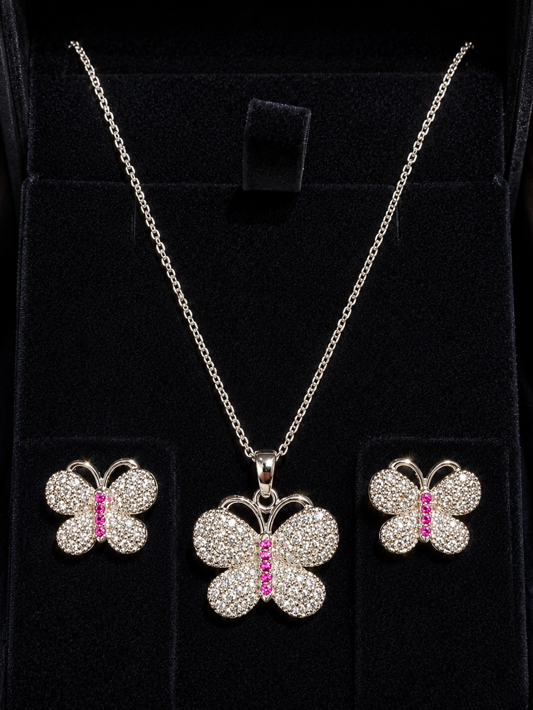 Royal Butterfly Crystal Jewelry Set – Premium Quality