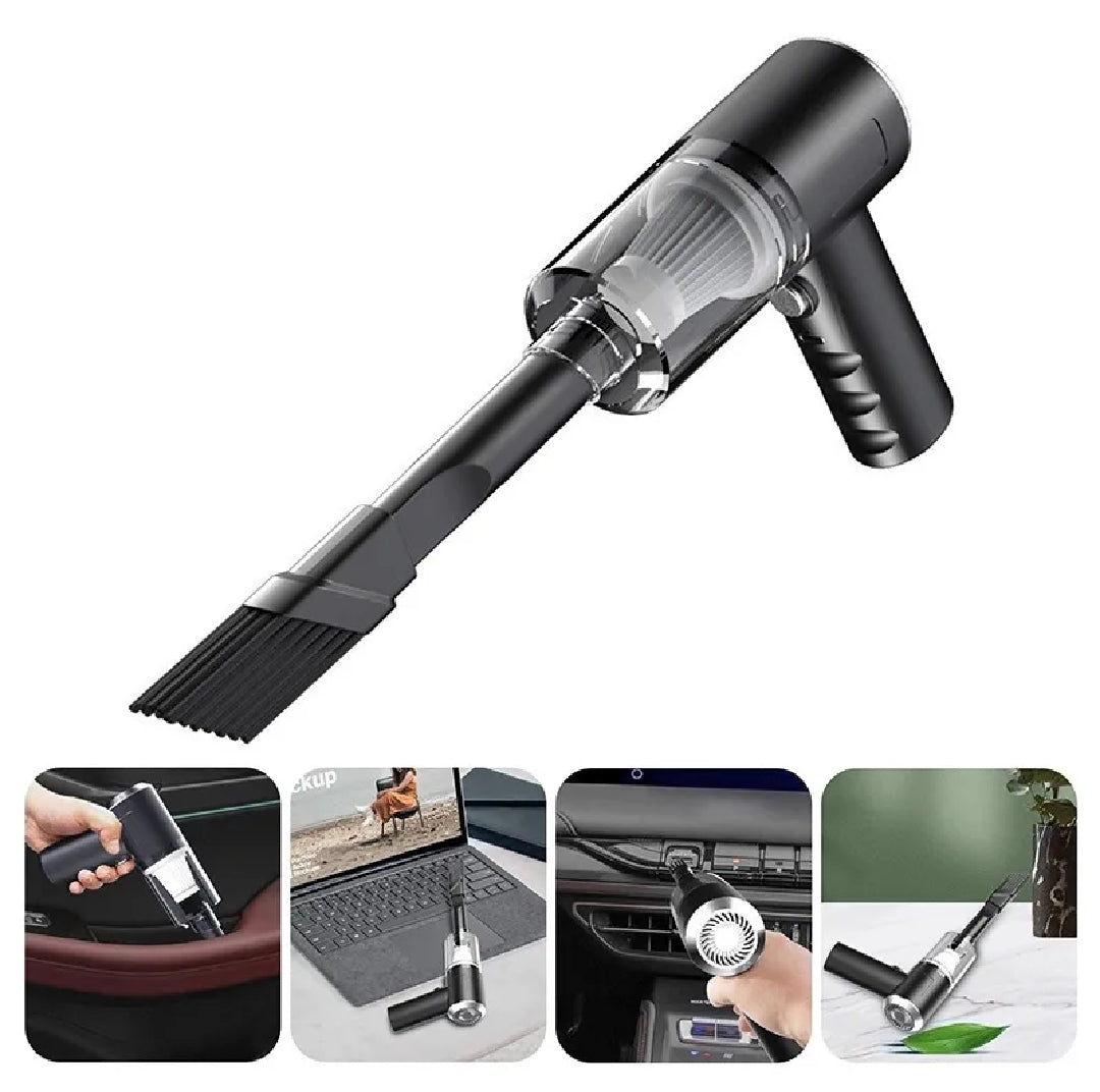 3 in 1 Car, Home Vacuum Cleaner & Air Blower (Multifunctional), USB Rechargeable Wireless