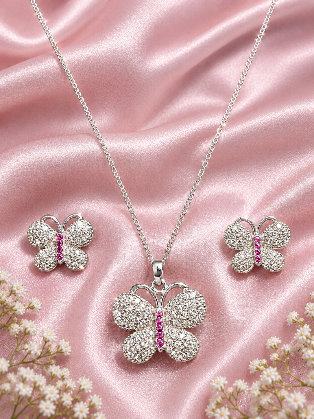 Royal Butterfly Crystal Jewelry Set – Premium Quality