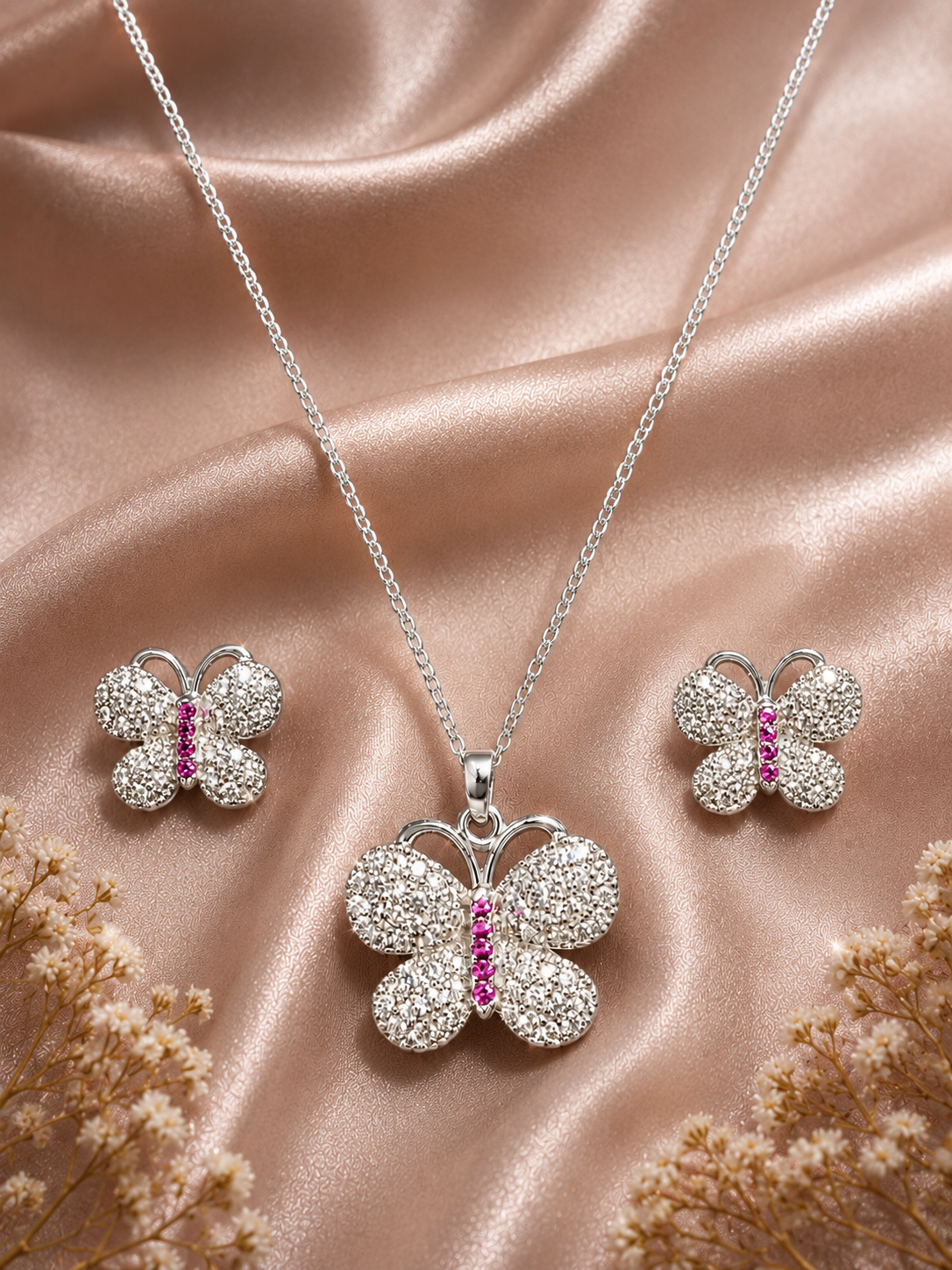 Royal Butterfly Crystal Jewelry Set – Premium Quality