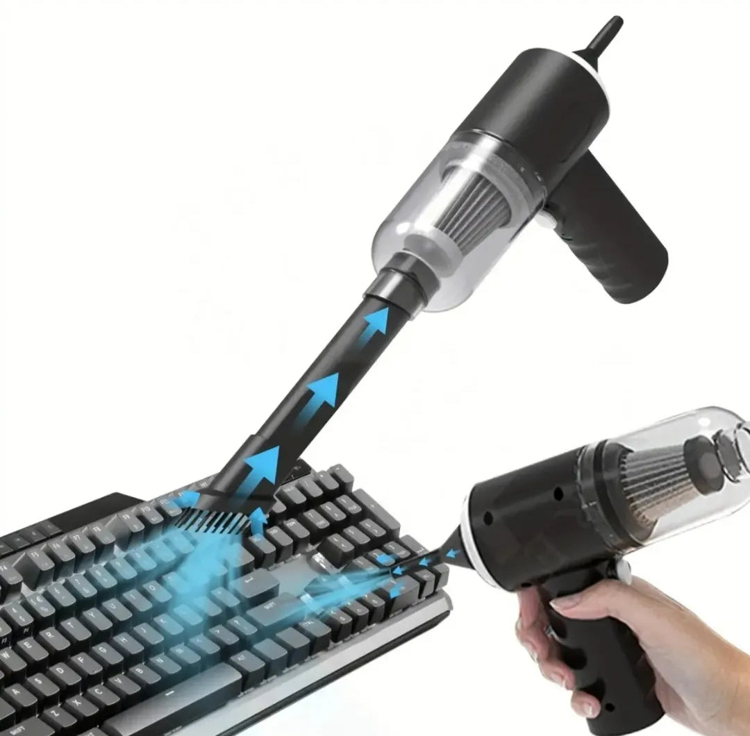 3 in 1 Car, Home Vacuum Cleaner & Air Blower (Multifunctional), USB Rechargeable Wireless
