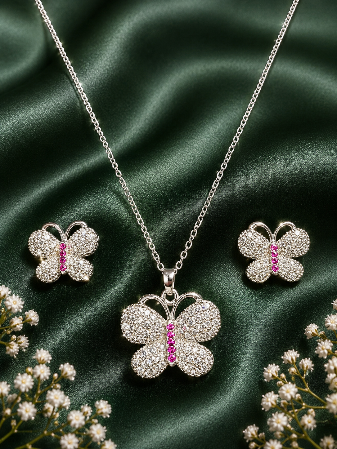Royal Butterfly Crystal Jewelry Set – Premium Quality
