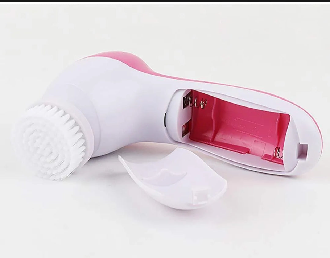 5 in 1 Multifunction Face Facial Cleansing Brush Spa Massage for Skin Care | Battery Operated